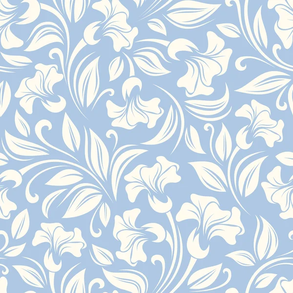 Kusursuz çiçek deseni. Vektör illüstrasyonu.