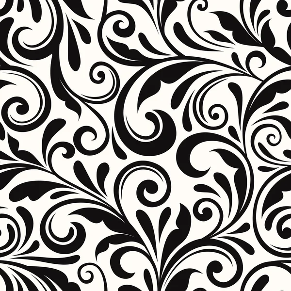 Vintage seamless floral pattern. Vector illustration. — Stock Vector