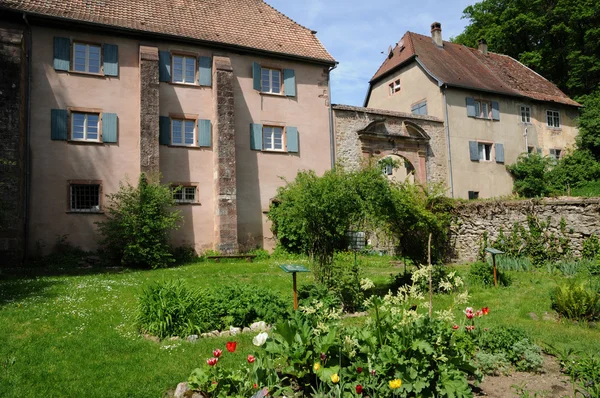 Frankreich, die römische Abtei von Murbach im Elsass — Stockfoto