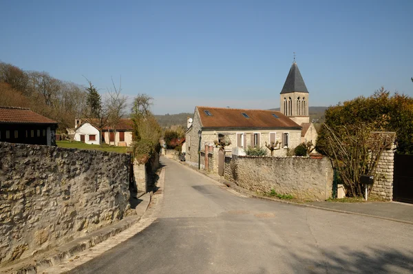 Francia, la chiesa di Mareil sur Mauldre — Foto Stock