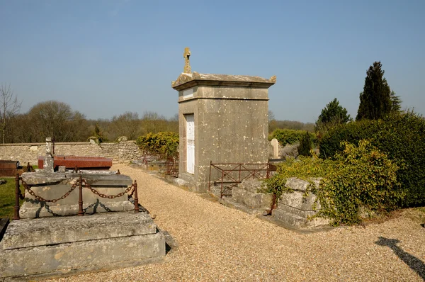 Francia, il cimitero di Cherence in Val d'Oise — Foto Stock