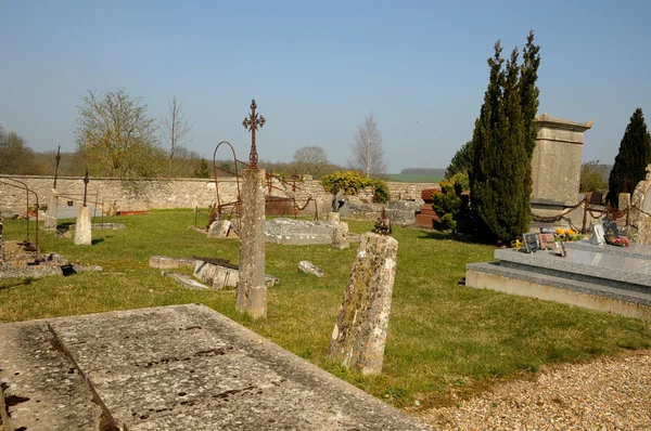 Francia, il cimitero di Cherence in Val d'Oise — Foto Stock