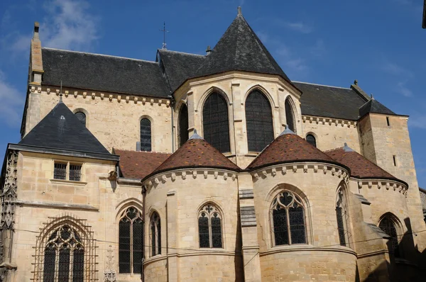 Franţa, catedrala Sfântul Maclou din Pontoise — Fotografie, imagine de stoc