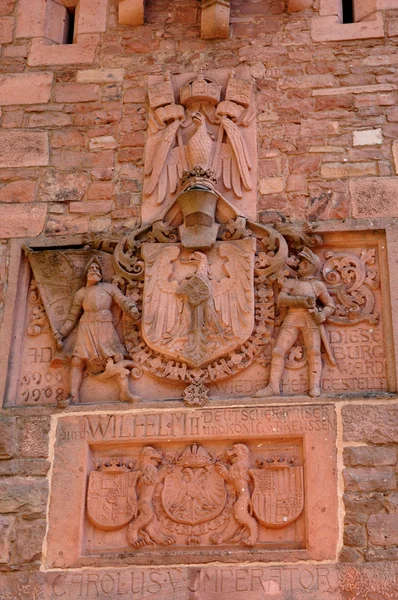 Francia, Haut Koenigsbourg castillo en Alsacia — Foto de Stock