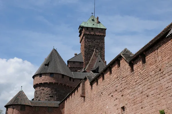 France, Haut Koenigsbourg castle in Alsace — Stock Photo, Image