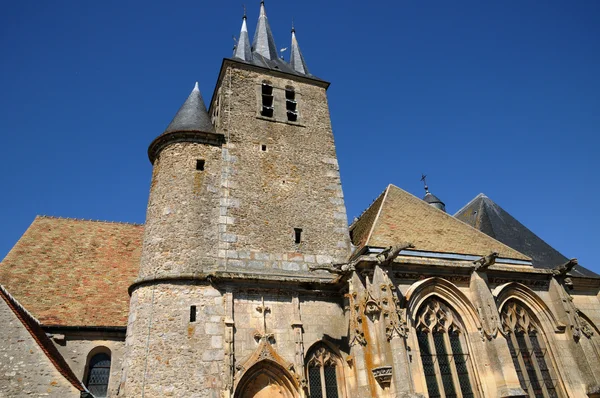 França, a igreja São Jorge de Richebourg — Fotografia de Stock