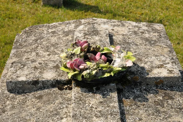 France, the cemetery of Cherence in Val d���Oise — Stock Photo, Image