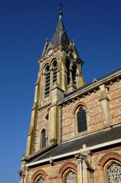 프랑스, 랑 부 예의 세인트 Lubin 교회 — 스톡 사진