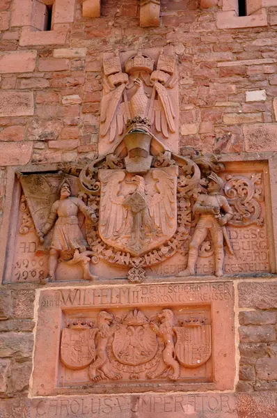 Francia, Haut Koenigsbourg castillo en Alsacia — Foto de Stock