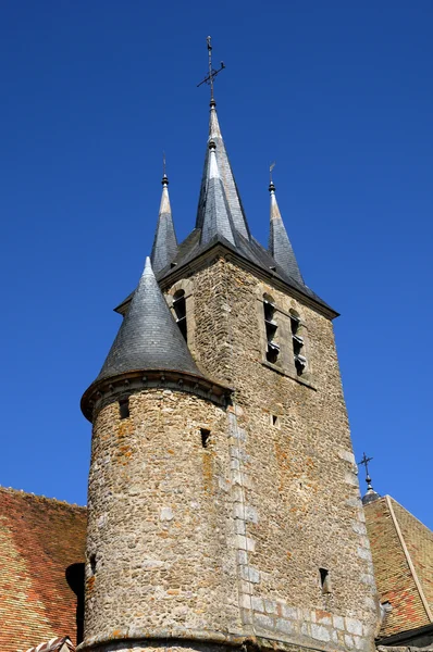 Francia, la iglesia San Jorge de Richebourg —  Fotos de Stock