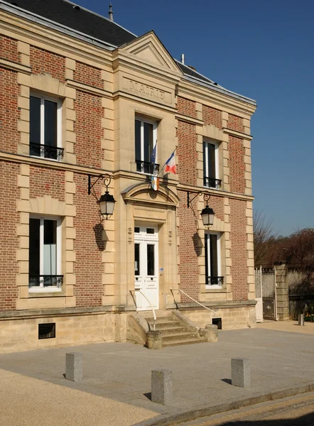 Francia, il municipio di Mareil sur Mauldre — Foto Stock