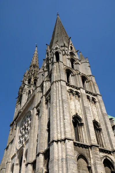 Francia, la catedral de Chartres en Eure et Loir — Foto de Stock