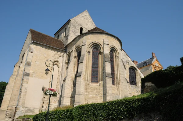 Ile de France, la chiesa di Evecquemont — Foto Stock