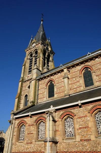 Frankrike, kyrkan saint lubin från rambouillet — Stockfoto