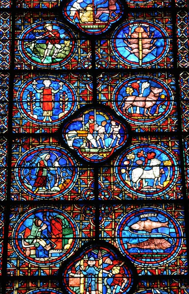 França, a catedral de Chartres em Eure et Loir — Fotografia de Stock