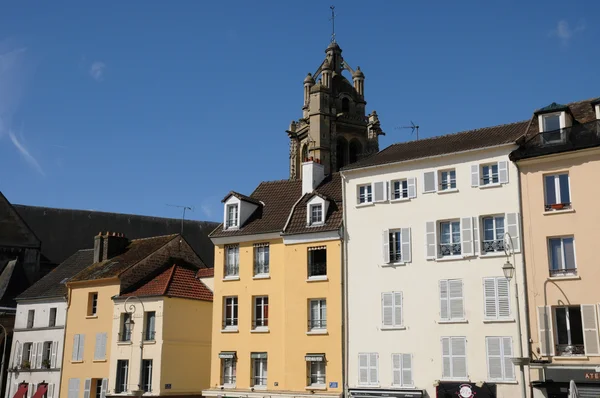 Francia, la ciudad de Pontoise en Val d Oise — Foto de Stock