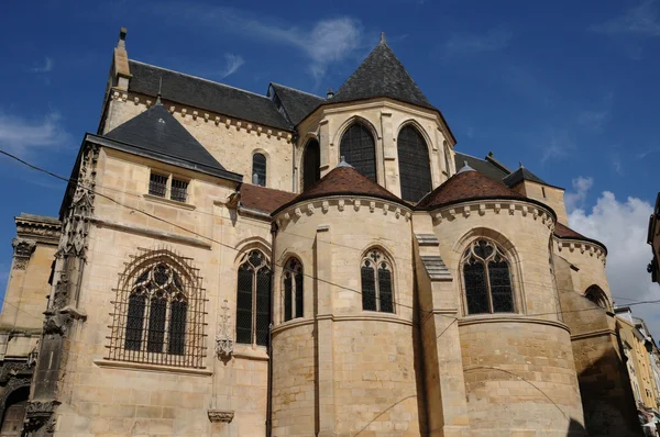 Francie, katedrála saint maclou v pontoise — Stock fotografie