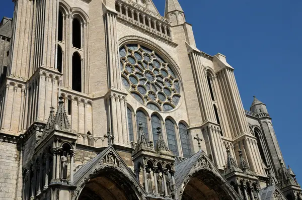 Francia, la catedral de Chartres en Eure et Loir —  Fotos de Stock