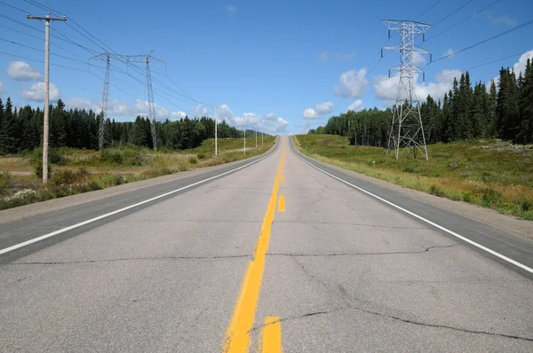 Canada, the road number 169 — Stock Photo, Image