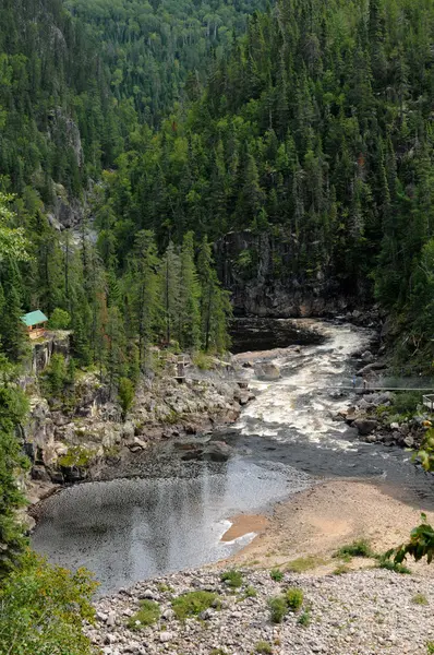 Quebec, Parc du Trou de la F? e w Desbiens — Zdjęcie stockowe