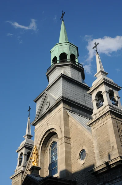 La capilla Notre Dame de Bon Secours en Montreal —  Fotos de Stock
