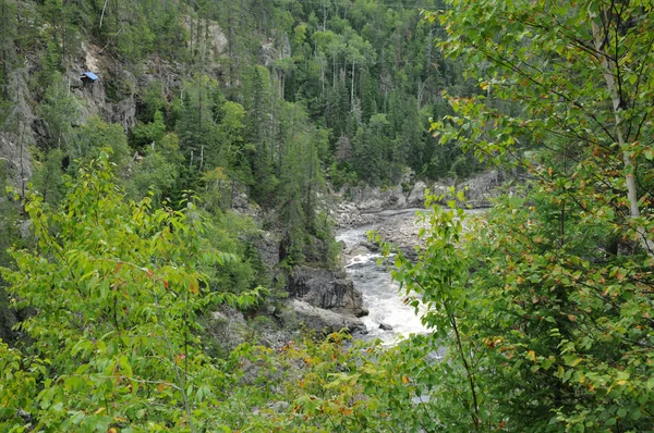 Quebec, parc du trou de la poplatek v desbiens — Stock fotografie