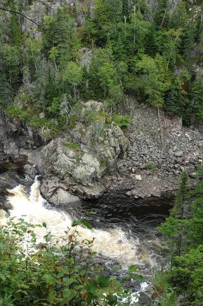 Quebec, Parc du Trou de la Fee a Desbiens — Foto Stock