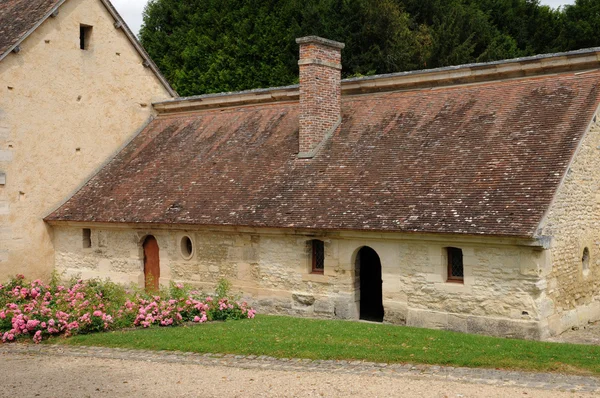 발 d Oise, villarceaux의 성곽의 르네상스 안정 — 스톡 사진