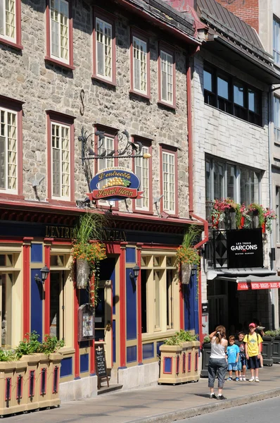 A histórica cidade velha de Quebec — Fotografia de Stock