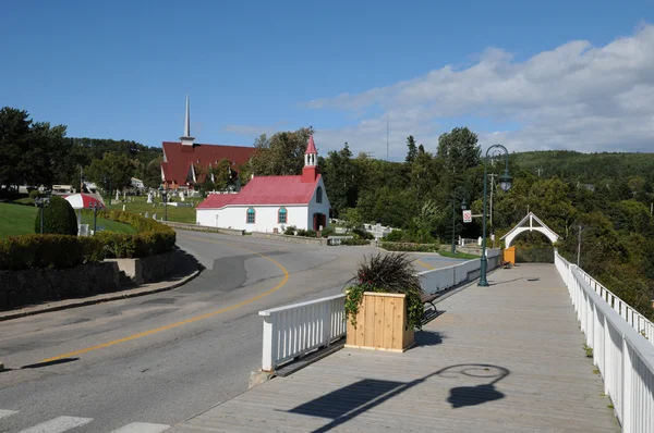 Quebec, the historical chapel of Tadoussac — Stock Photo, Image