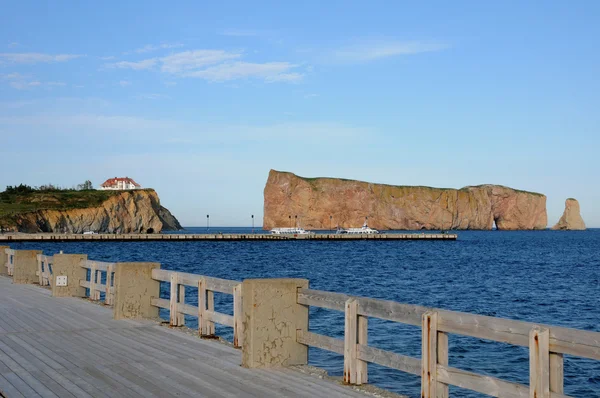 Quebec, pobřeží perce v gaspesie — Stock fotografie