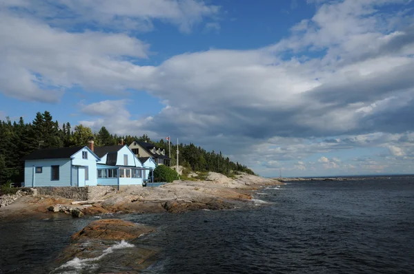 Quebec, het schilderachtige dorpje van tadoussac — Stockfoto