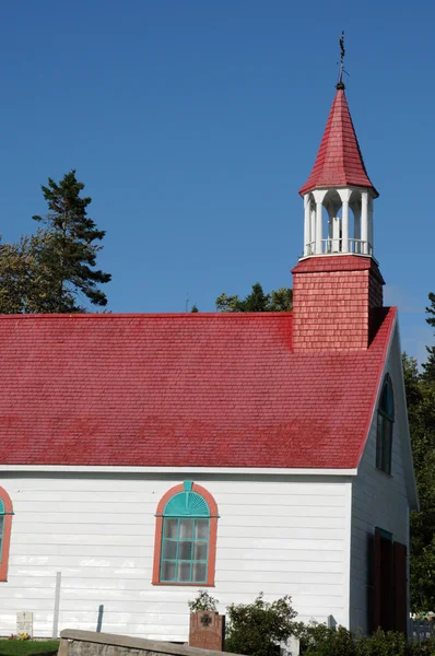 Quebec, the historical chapel of Tadoussac — Stock Photo, Image