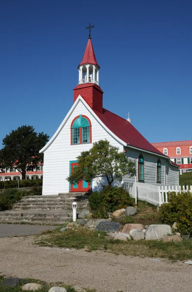 Quebec, la storica cappella di Tadoussac — Foto Stock