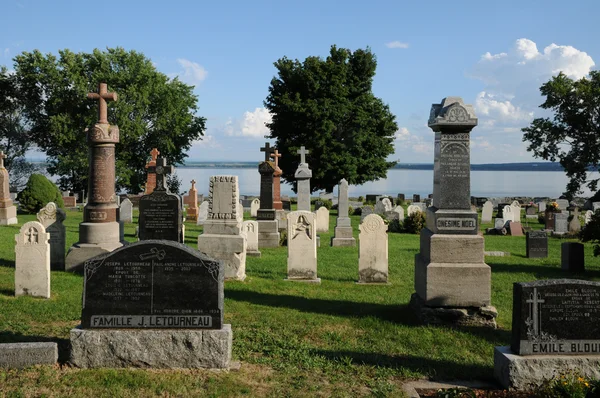 Quebec, the cemetery of Saint Jean — Stock Photo, Image