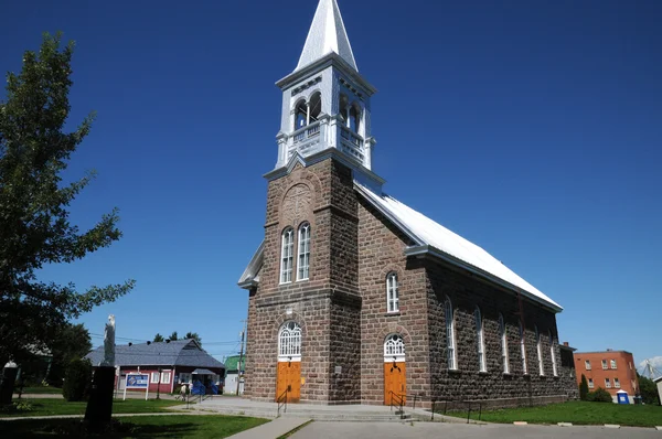 Quebec, církev lac La croix — Stock fotografie