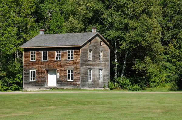 Quebec, the historical village of Val Jalbert — Stock Photo, Image