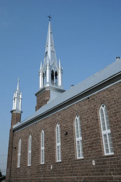 Quebec, historický kostel svatého prime — Stock fotografie