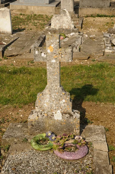 Il cimitero di Giverny a Eure — Foto Stock