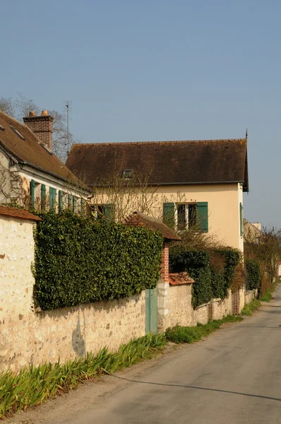 Normandie, the village of Giverny in Eure — Stock Photo, Image