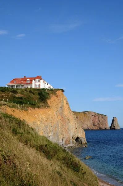 Quebec, pobřeží perce v gaspesie — Stock fotografie