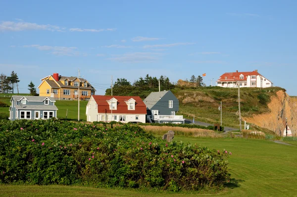 Quebec, il villaggio di Perce in Gaspesie — Foto Stock