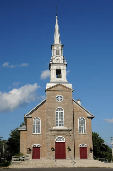 Quebec, the historical church of Saint Laurent — Stock Photo, Image