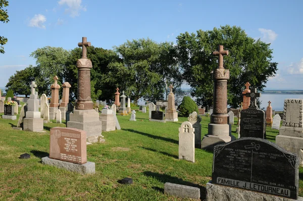 Quebec, the cemetery of Saint Jean — Stock Photo, Image