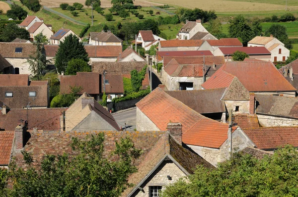 Fransa, les yvelines içinde jumeauville Köyü — Stok fotoğraf