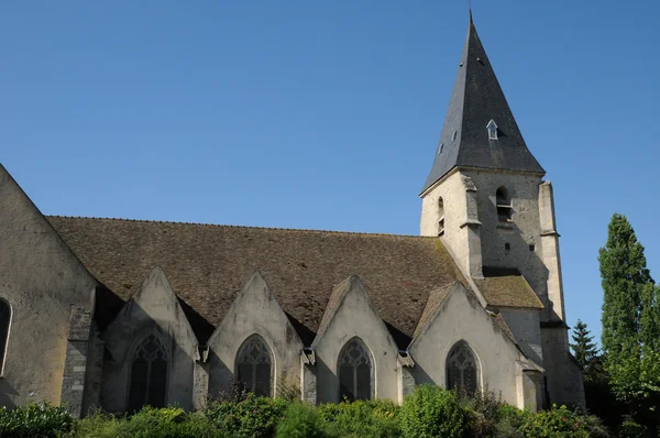 Yvelines, la iglesia de San Aignan de Arnouville les Mantes — Foto de Stock