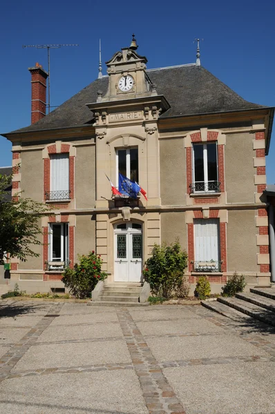 Yvelines, the city hall of Rosay — Stock Photo, Image