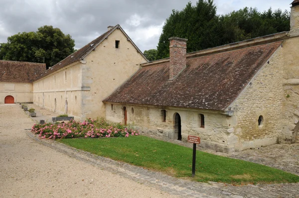 Val d'Oise, scuderia rinascimentale del castello di villarceaux — Foto Stock