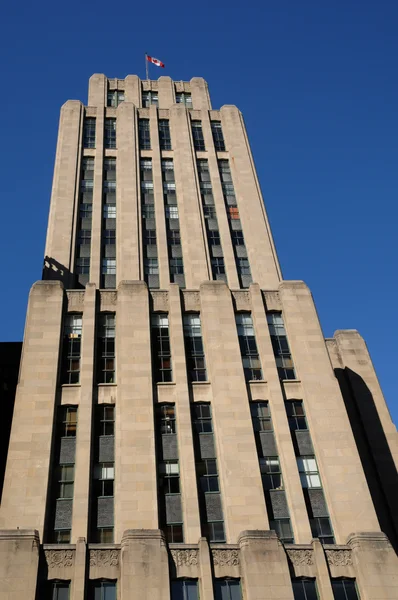 Kanada, gamla byggnaden av placera d armes inmontreal — Stockfoto