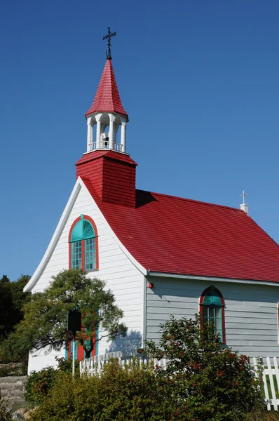 Квебек, історичні капели Tadoussac — стокове фото